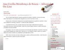 Tablet Screenshot of anaceciliamsadvogada.wordpress.com