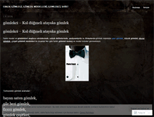 Tablet Screenshot of gomlekci.wordpress.com