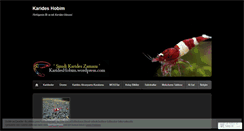 Desktop Screenshot of karideshobim.wordpress.com