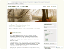 Tablet Screenshot of hoechstetterinteriors.wordpress.com