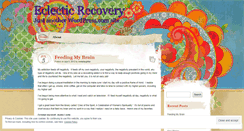 Desktop Screenshot of eclecticrecovery.wordpress.com