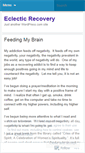 Mobile Screenshot of eclecticrecovery.wordpress.com