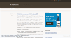 Desktop Screenshot of martinezena.wordpress.com