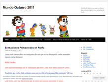 Tablet Screenshot of panfu2011.wordpress.com
