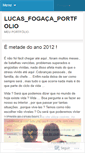 Mobile Screenshot of lucasfogacaportfolio.wordpress.com