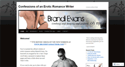 Desktop Screenshot of brandievansauthor.wordpress.com