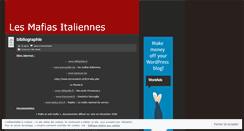 Desktop Screenshot of mafiasitaliennes.wordpress.com