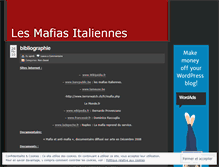 Tablet Screenshot of mafiasitaliennes.wordpress.com