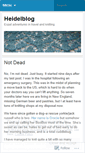Mobile Screenshot of heidelblogging.wordpress.com