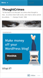 Mobile Screenshot of commitathoughtcrime.wordpress.com