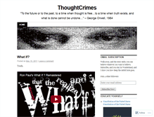 Tablet Screenshot of commitathoughtcrime.wordpress.com