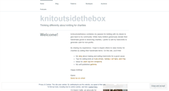 Desktop Screenshot of knitoutsidethebox.wordpress.com