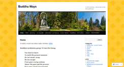 Desktop Screenshot of buddhaways.wordpress.com