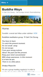 Mobile Screenshot of buddhaways.wordpress.com