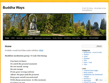 Tablet Screenshot of buddhaways.wordpress.com