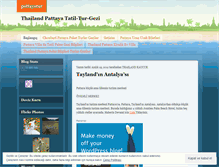 Tablet Screenshot of pattayatur.wordpress.com