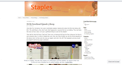 Desktop Screenshot of mystaples.wordpress.com