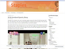 Tablet Screenshot of mystaples.wordpress.com