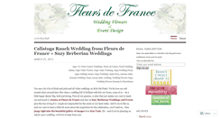 Desktop Screenshot of fleursfrance.wordpress.com