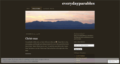 Desktop Screenshot of everydayparables.wordpress.com