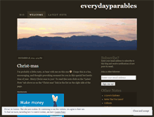Tablet Screenshot of everydayparables.wordpress.com