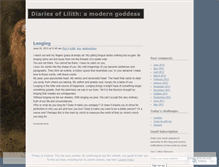 Tablet Screenshot of lilithdiaries.wordpress.com