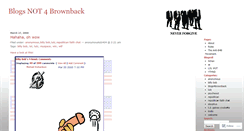 Desktop Screenshot of blogsnot4brownback.wordpress.com