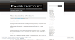 Desktop Screenshot of economiaypoliticahoy.wordpress.com