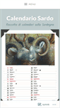 Mobile Screenshot of calendariosardo.wordpress.com