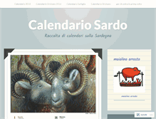 Tablet Screenshot of calendariosardo.wordpress.com