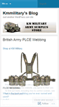 Mobile Screenshot of kmmilitaryarmysurplusstore.wordpress.com