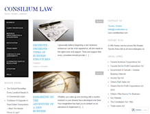 Tablet Screenshot of consiliumlaw.wordpress.com