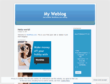 Tablet Screenshot of exporteblogger.wordpress.com