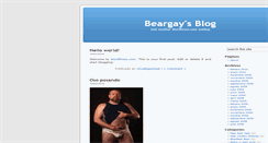 Desktop Screenshot of beargay.wordpress.com