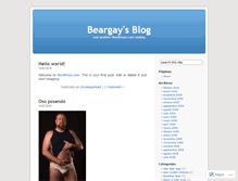 Tablet Screenshot of beargay.wordpress.com