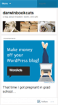 Mobile Screenshot of darwinbookcats.wordpress.com