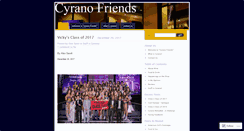 Desktop Screenshot of cyranofriends.wordpress.com