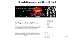Desktop Screenshot of 3dchurch.wordpress.com