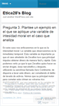 Mobile Screenshot of etica28.wordpress.com