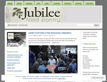 Tablet Screenshot of jubileefoodpantry.wordpress.com