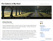 Tablet Screenshot of heartscadence.wordpress.com