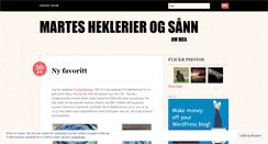 Desktop Screenshot of heklepekle.wordpress.com