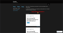 Desktop Screenshot of antoniettaevents.wordpress.com