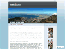 Tablet Screenshot of amazedbyyou.wordpress.com