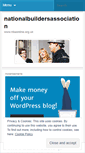 Mobile Screenshot of nationalbuildersassociation.wordpress.com