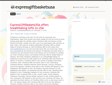 Tablet Screenshot of expressgiftbasketsusa.wordpress.com