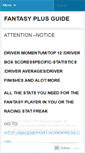 Mobile Screenshot of fantasyplus.wordpress.com
