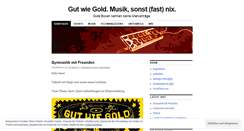Desktop Screenshot of gutwiegold.wordpress.com