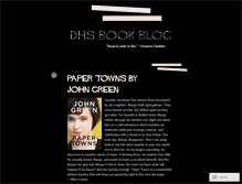 Tablet Screenshot of dhsbookblog.wordpress.com