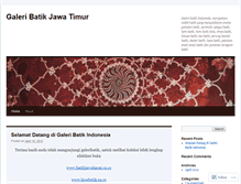 Tablet Screenshot of batiksurabaya.wordpress.com